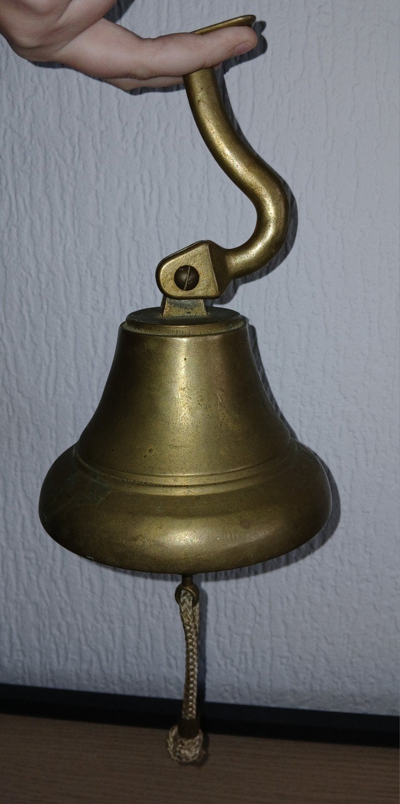 Antieke Scheepsbel van Messing - Maritieme Decoratie, Ophalen of Verzenden, Gebruikt, Gebruiksvoorwerp