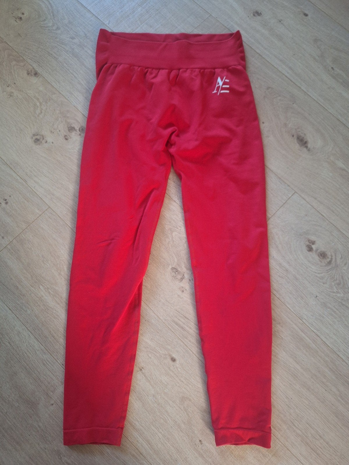 Rode legging maat L, Kleding | Dames, Ophalen of Verzenden