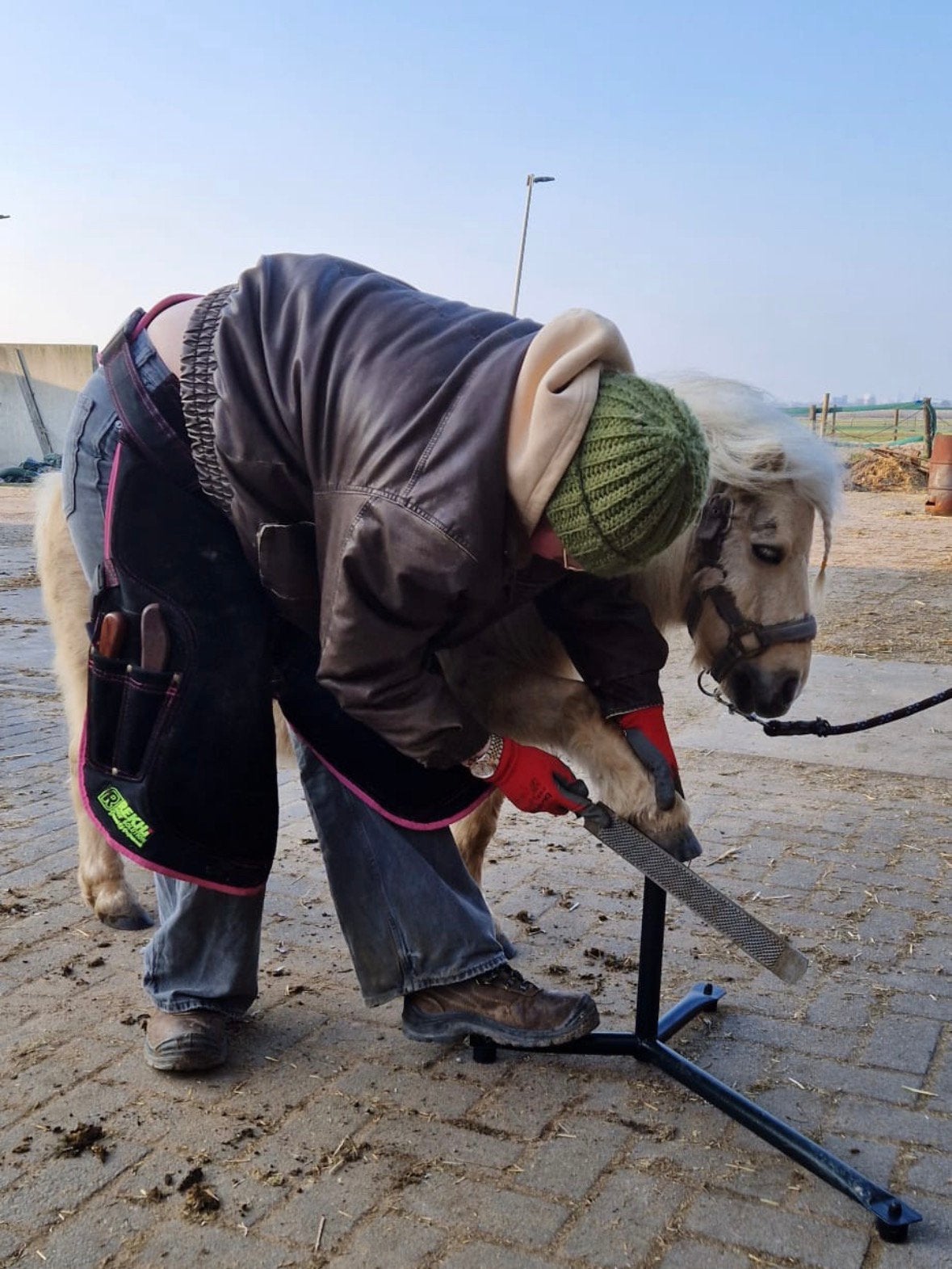Hoefsmid/bekapper aangeboden!, Dieren en Toebehoren, Paarden en Pony's | Overige Paardenspullen, Ophalen, Zo goed als nieuw