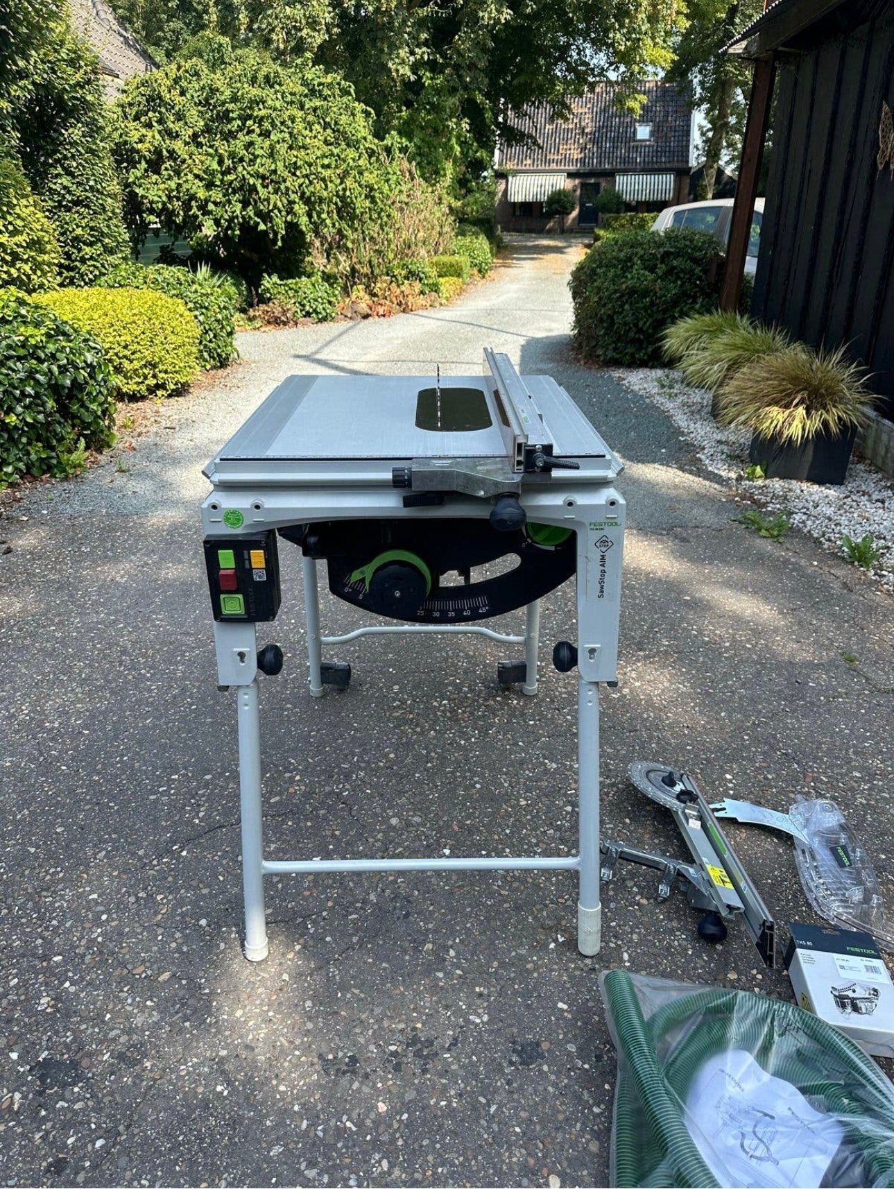 Festool TKS 80 EBS zaagtafel – in nette staat, Ophalen, Gebruikt, Cirkelzaag, 70 mm of meer