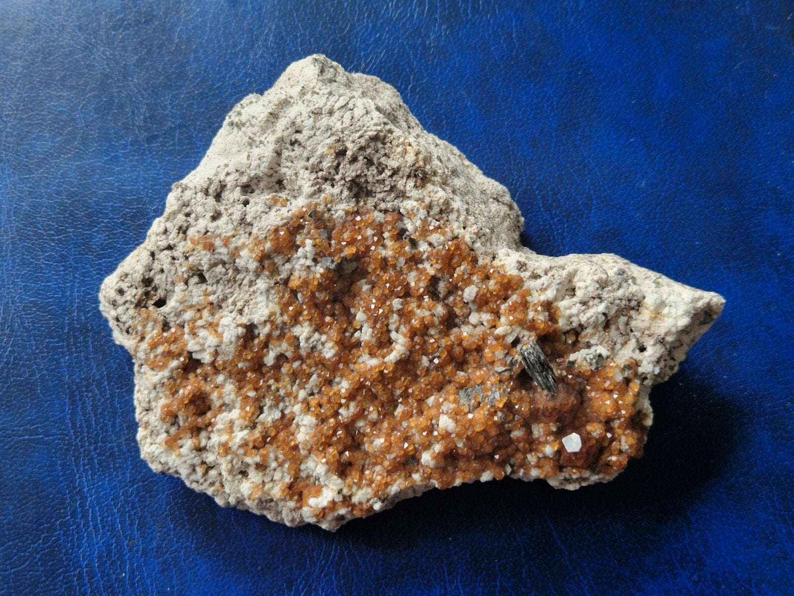 Spessartien granaat  1, China, Ophalen of Verzenden, Mineraal