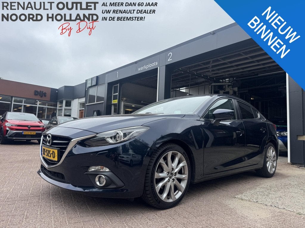 Mazda 3 2.0 GT-M, Auto's, Mazda, Voorwielaandrijving, Gebruikt, Zwart, 4 cilinders