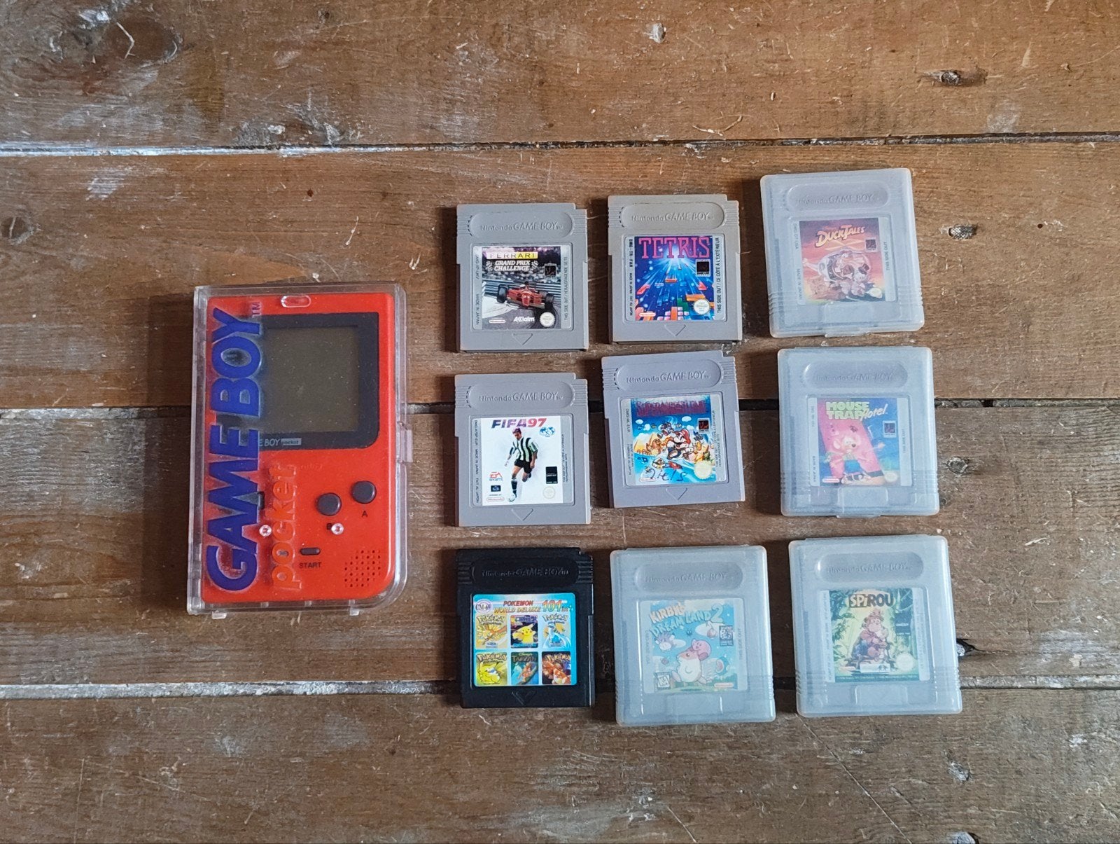 Gameboy Pocket met games, zeer goede staat, Spelcomputers en Games, Spelcomputers | Nintendo Game Boy, Ophalen of Verzenden, Gebruikt