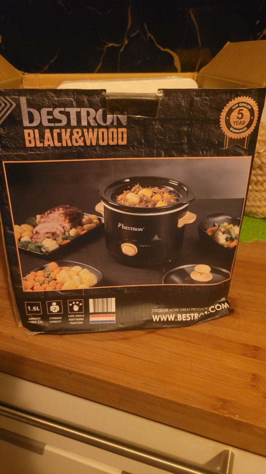 Bestron slow Cooker nog nieuwe in doos, Ophalen of Verzenden, Nieuw, 4 t/m 7 personen