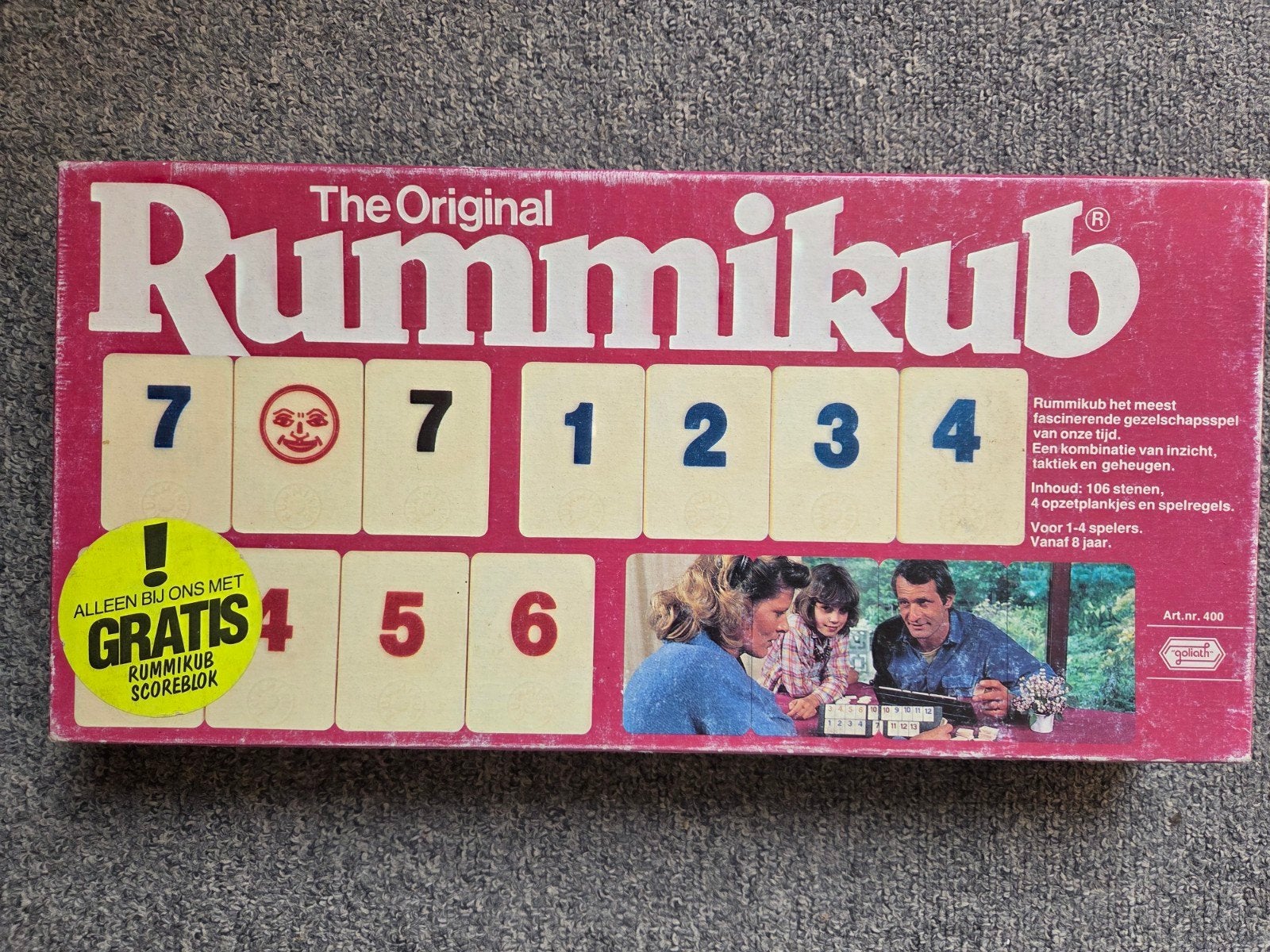 RUMMIKUB THE ORIGINAL, Een of twee spelers, Ophalen of Verzenden, Zo goed als nieuw, GOLIATH