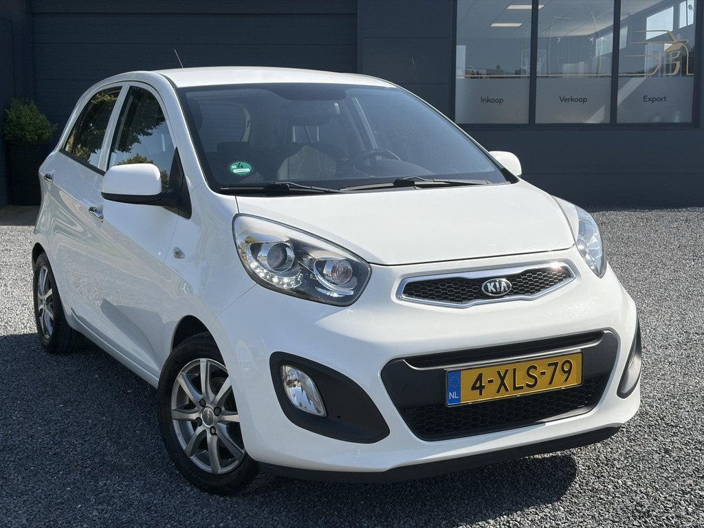 Kia Picanto 1.2 CVVT BusinessLine 2e Eigenaar,Airco,Trekhaak, Auto's, Voorwielaandrijving, Euro 5, Gebruikt, 400 kg