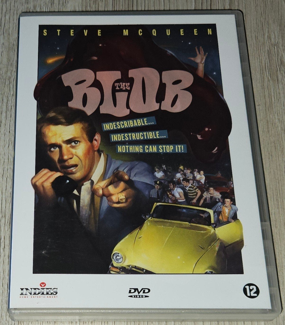 The Blob (1958) - Klassieke Horror DVD met Steve McQueen, Engels, Breedbeeld, Nederlands, Monsters