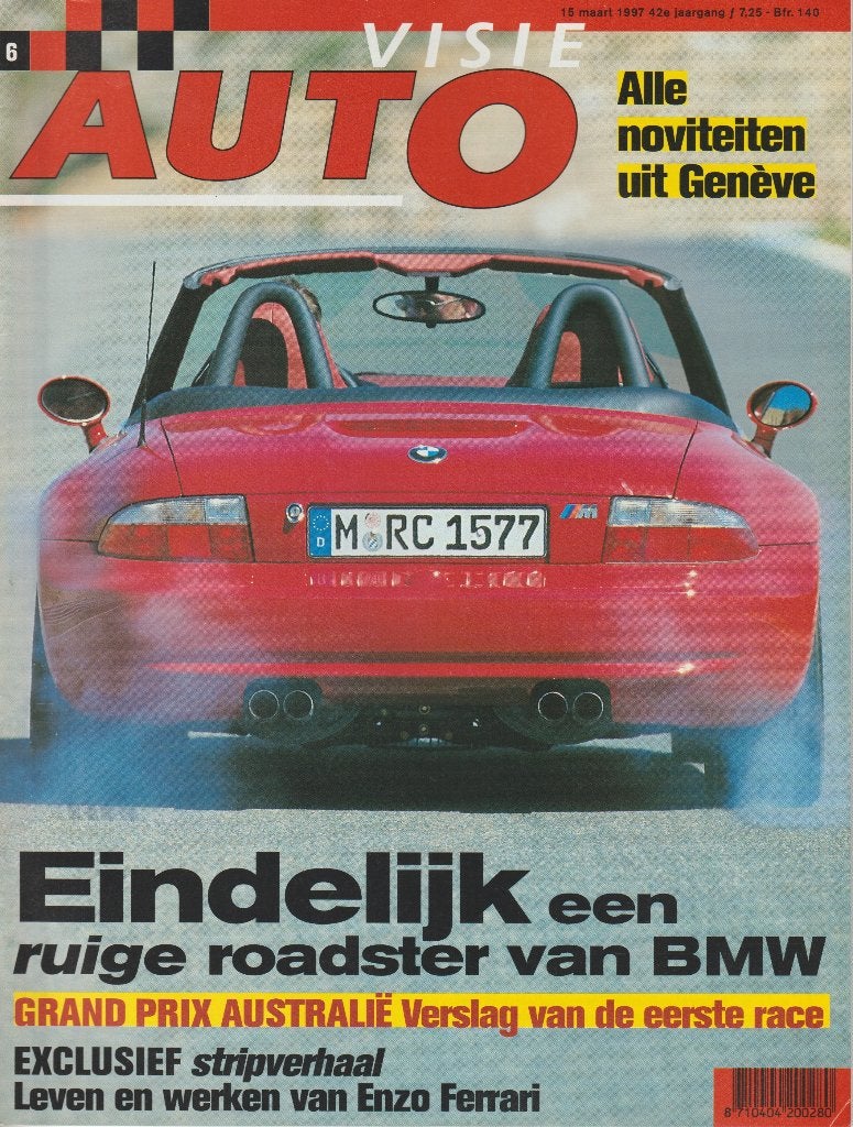 BMW Z3 ( E36/7 ) in Autovisie 1997