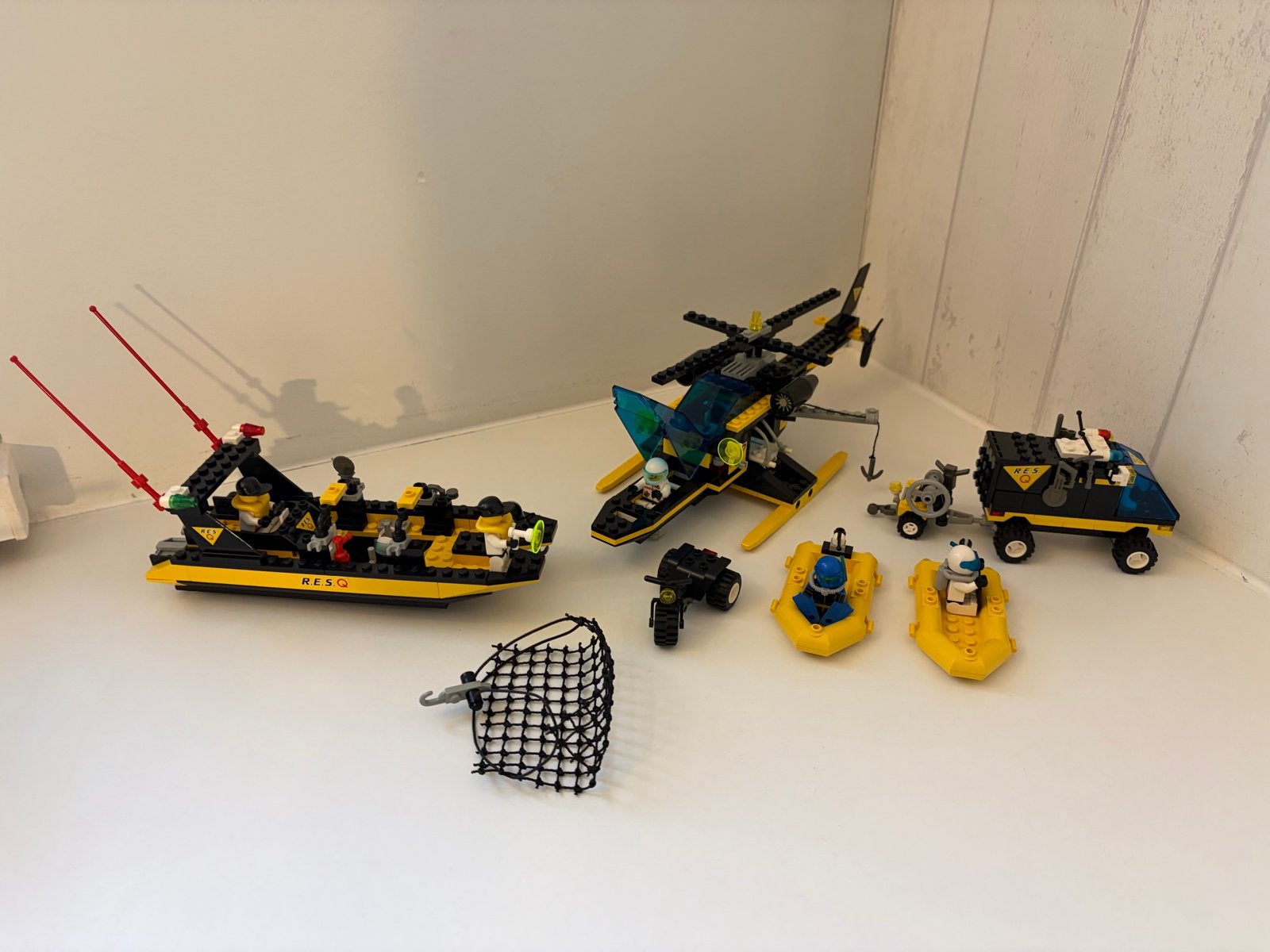 Lego System RES-Q sets 6445, 6451, 6462 compleet met boekjes, Ophalen of Verzenden, Gebruikt