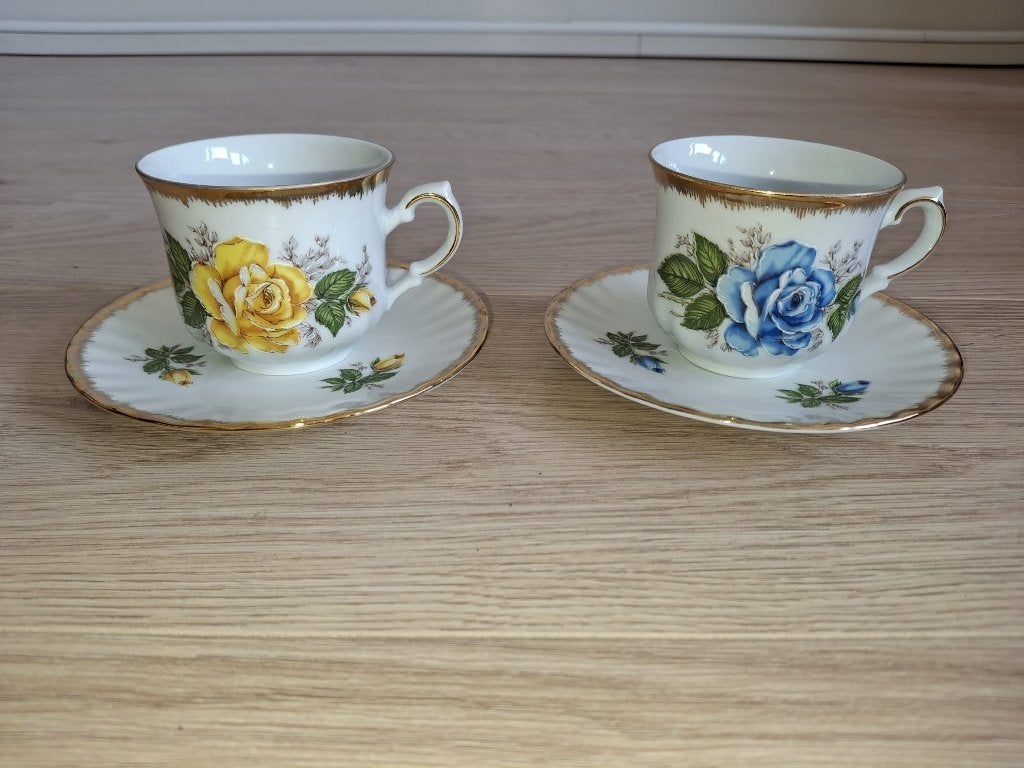 Bavaria Kronester kop en schotel 2x, Verzamelen, Ophalen of Verzenden, Gebruikt, Porselein, Kop en/of schotel