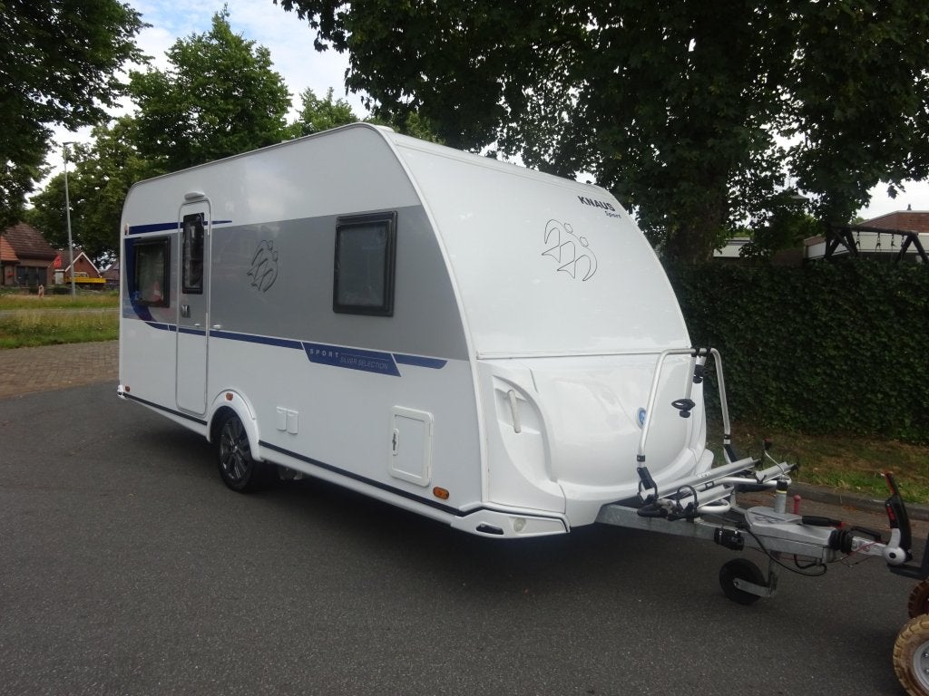 Knaus Silver Selection 450 met Mover en Airco, Caravans en Kamperen, Rondzit, Bedrijf, Overige typen, 4 tot 5 meter