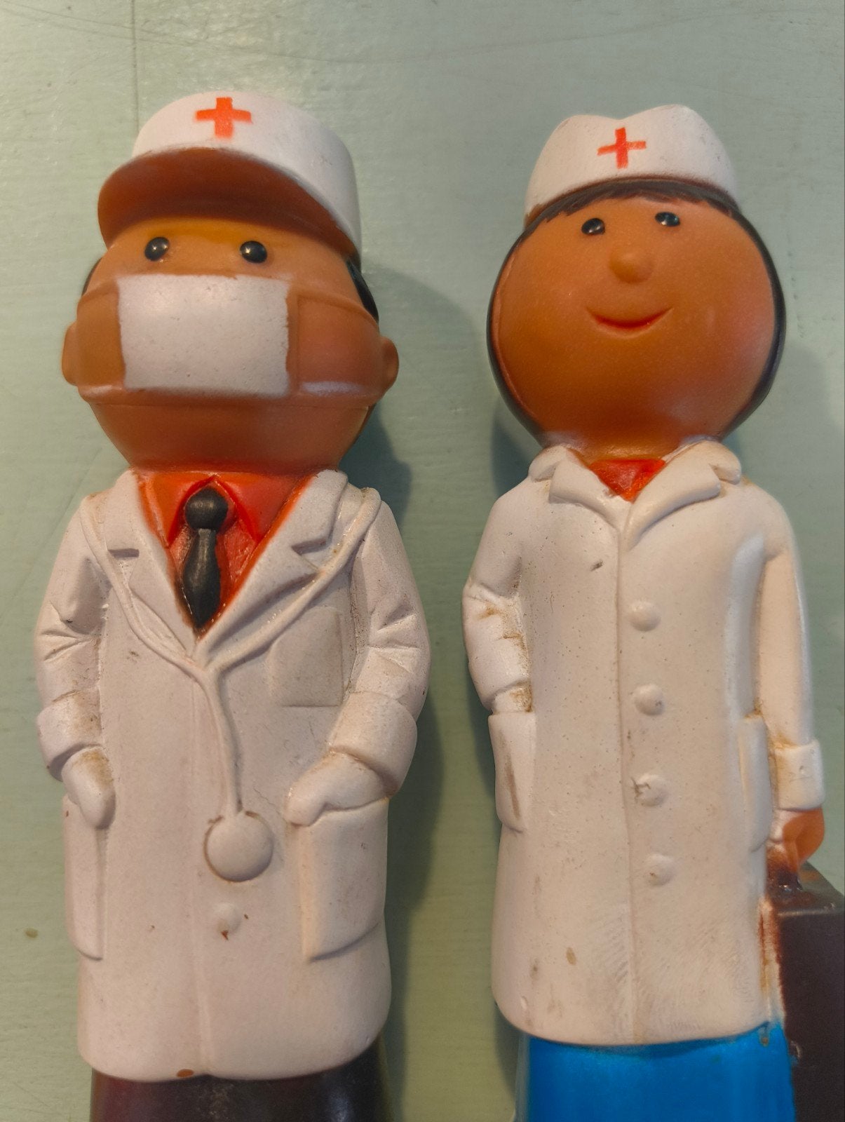Vintage speelgoed- puntenslijper  doktor verpleegster, Ophalen of Verzenden, Gebruikt, Jongen of Meisje