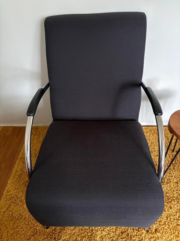 Woood stoel - Zeer goed onderhouden fauteuil, Ophalen, Zwart, Zo goed als nieuw, Eén