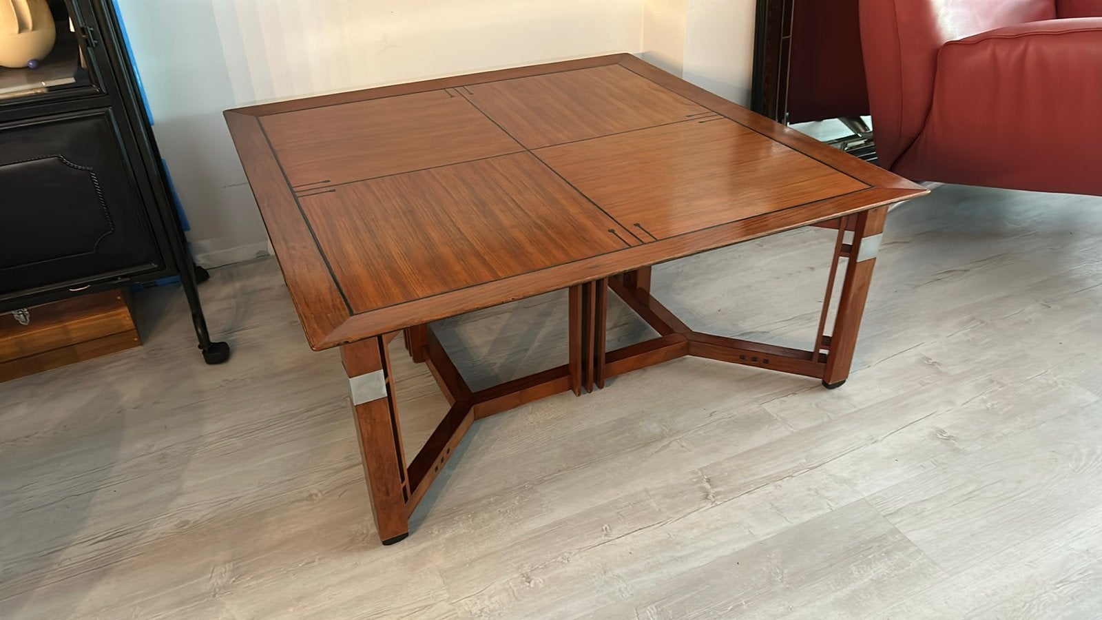 Schuitema salontafel, vierkant, hout, Ophalen, 50 – 75, Gebruikt, 100 tot 150 cm