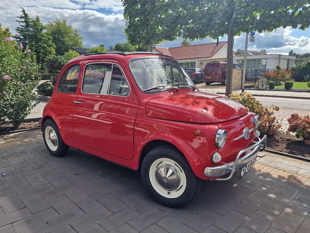prachtige fiat 500 oldtimer, Achterwielaandrijving, Zwart, Handgeschakeld, Particulier