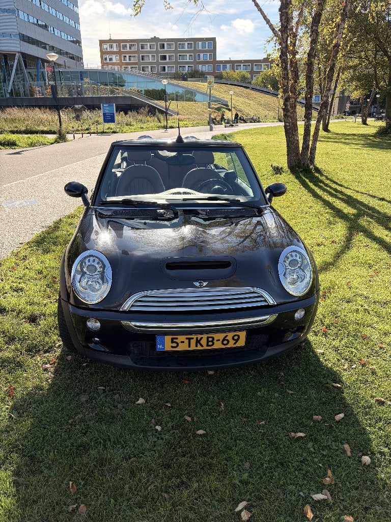 MINI Cooper S Cabrio | Automaat | Leren interieur | 2008, Adaptive Cruise Control, Beige, Cabriolet, 4 stoelen