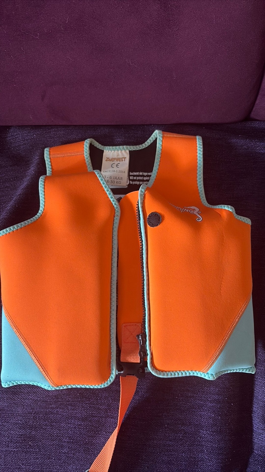 Zwemvest voor kinderen, Watersport en Boten, Watersportkleding, Ophalen, Zo goed als nieuw, Kind, Reddingsvest of Zwemvest