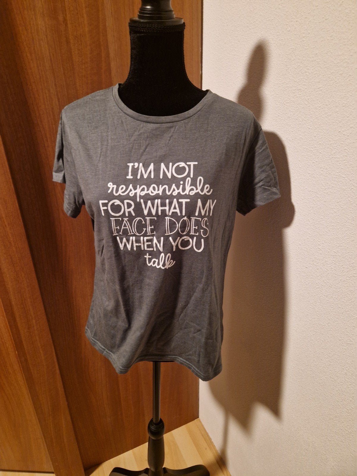Shein T-shirt met grappige tekst - Maat XL, Maat 46/48 (XL) of groter, Ophalen of Verzenden, Zo goed als nieuw, Korte mouw