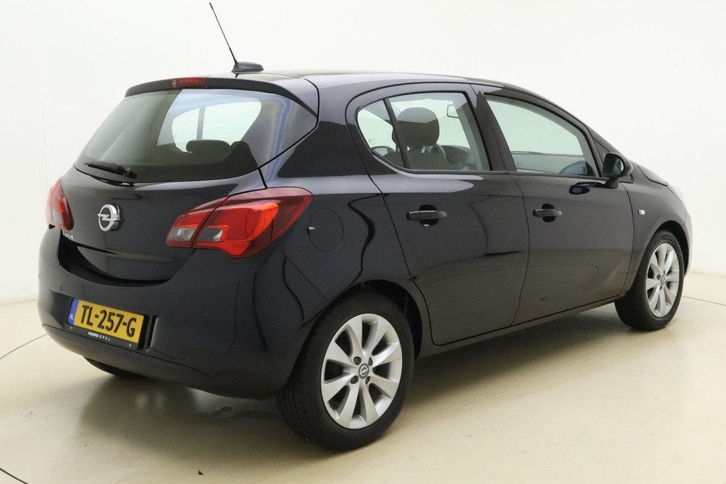 Opel Corsa 1.4 Favourite | Navigatie | Parkeersensoren | Lic, Voorwielaandrijving, Gebruikt, 4 cilinders, Blauw