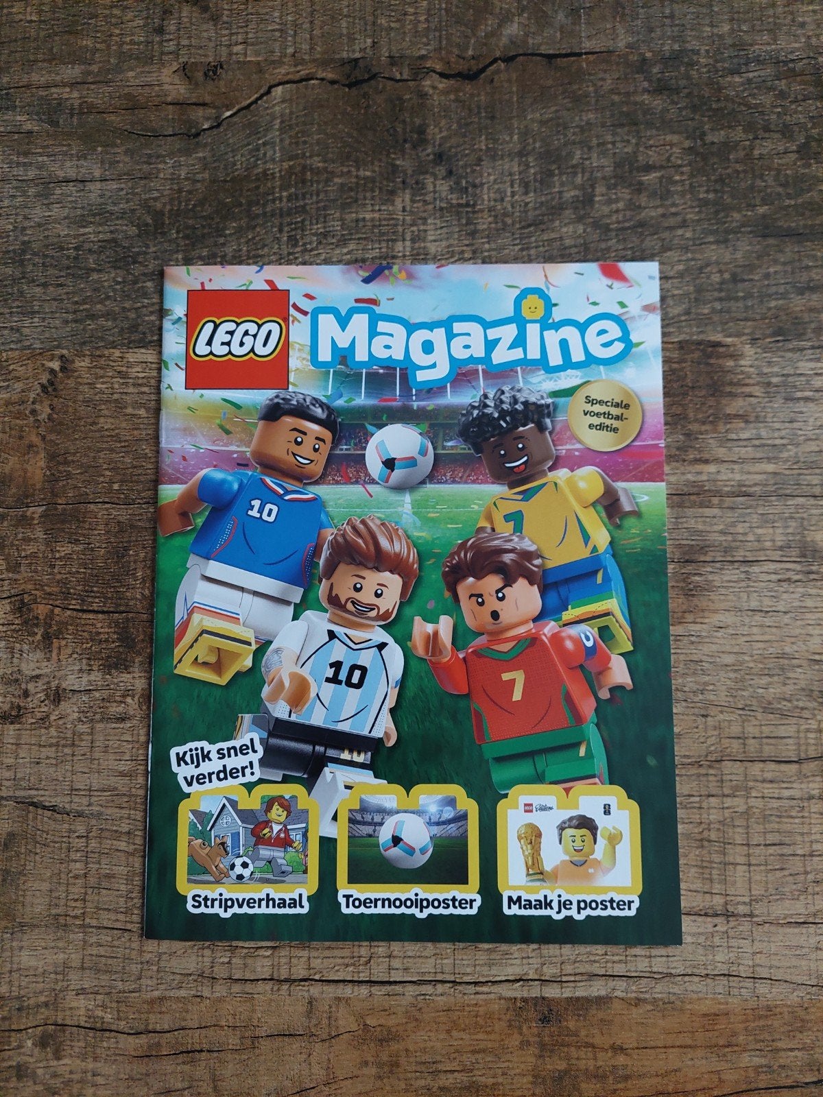 Nieuw Lego Magazine ! Speciale Voetbal Editie / Prijs €1,50, Kinderen en Baby's, Speelgoed | Duplo en Lego, Lego, Overige typen