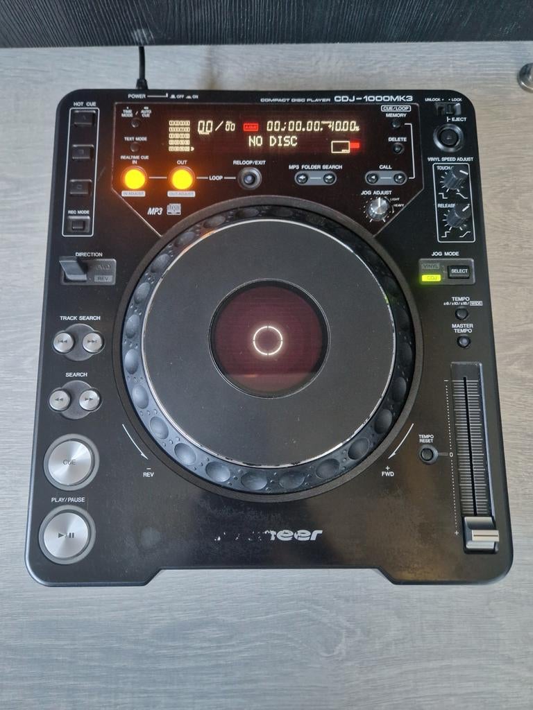 Pioneer CDJ-1000MK3 draaitafel, getest en werkt, Muziek en Instrumenten, Ophalen of Verzenden, Pioneer