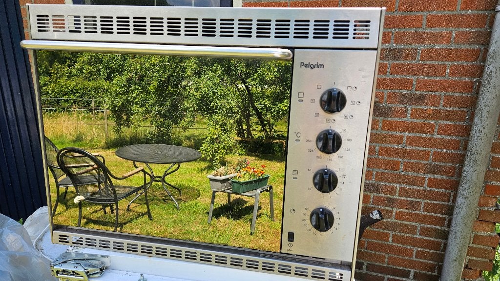 PELGRIM INB HETELUCHT OVEN  46HX50DX59.5BR, Witgoed en Apparatuur, Ovens, Ophalen, Minder dan 45 cm, Gebruikt, Hete lucht