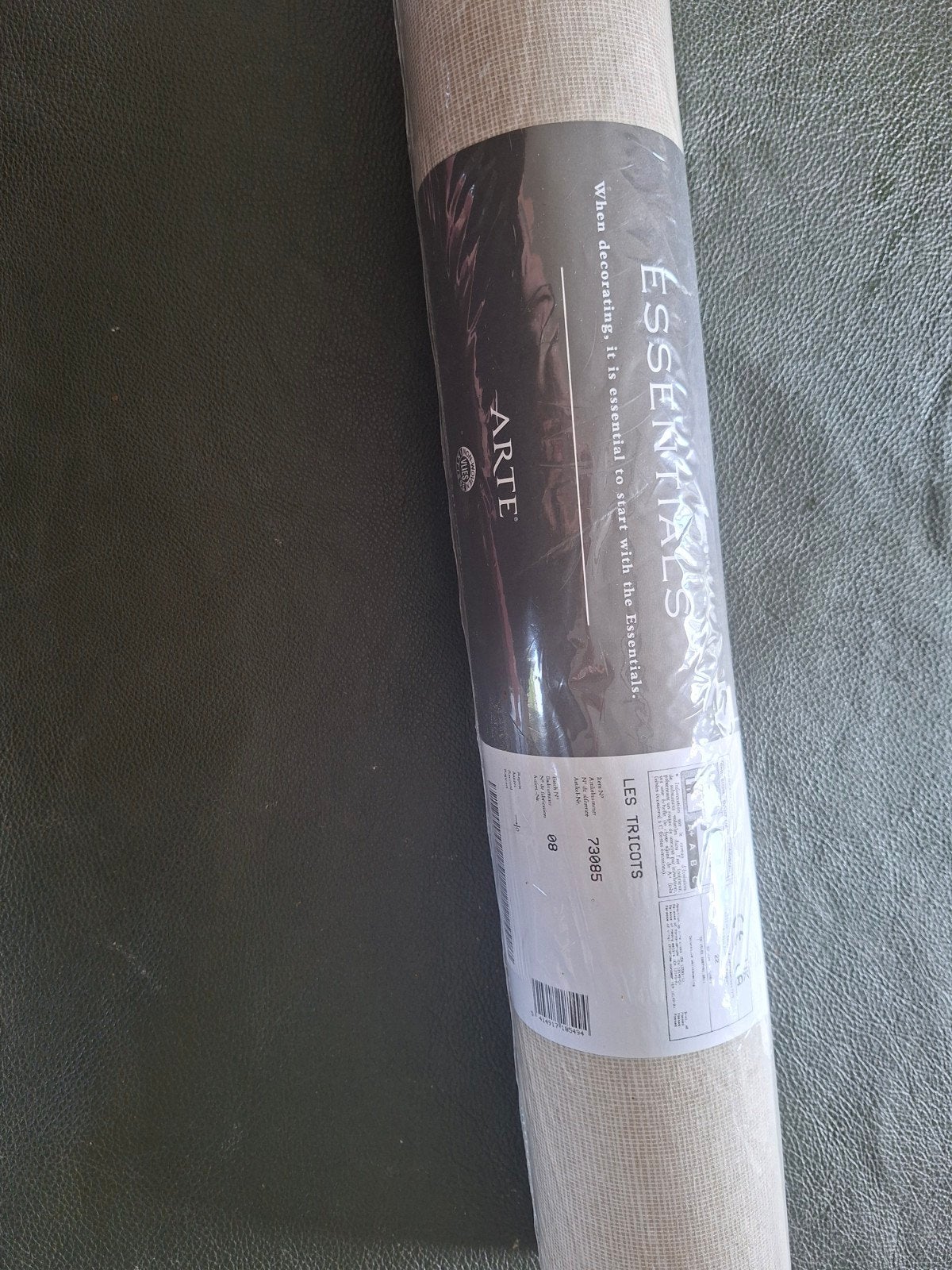 Arte Essentials Les Tricots Behang - 5,95 m², Verzenden, Minder dan 10 m², Beige