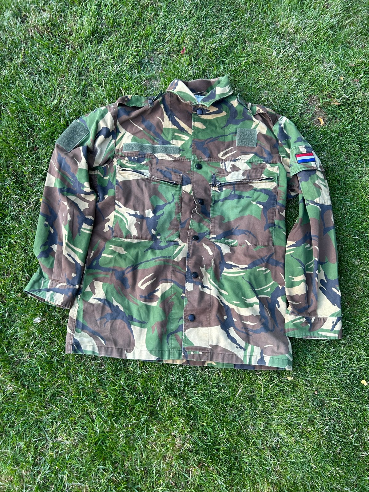 Mooie Woodland Jas - Goede Staat, Ophalen of Verzenden, Landmacht, Nederland, Kleding of Schoenen