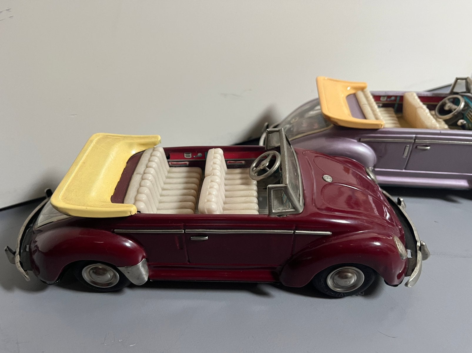 2 blikken vw Nomura volkswagen cabrio modellen japan, Ophalen of Verzenden
