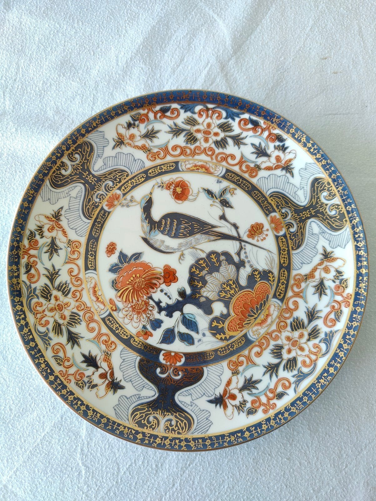 Prachtig Japans Imari porseleinen vaas en bord, Antiek en Kunst, Ophalen of Verzenden