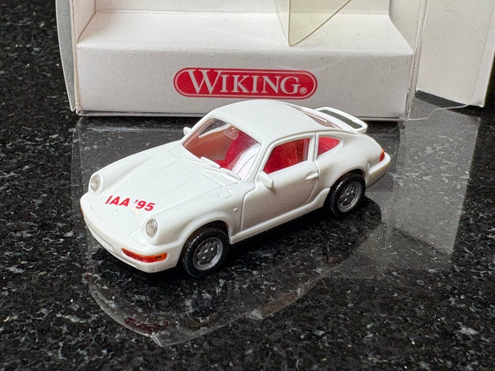 Porsche 911 IAA 1995 Promo 1:87 Wiking, Ophalen of Verzenden, Zo goed als nieuw, Auto, Wiking