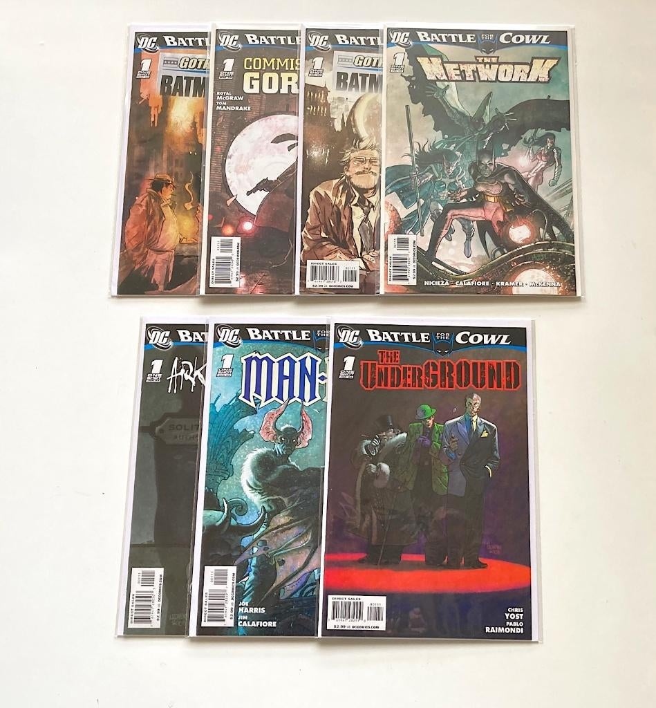 Batman: Battle for the Cowl 7 one-shots (set) DC Comics, Boeken, Strips | Comics, Complete serie of reeks, Ophalen, Nieuw, Amerika