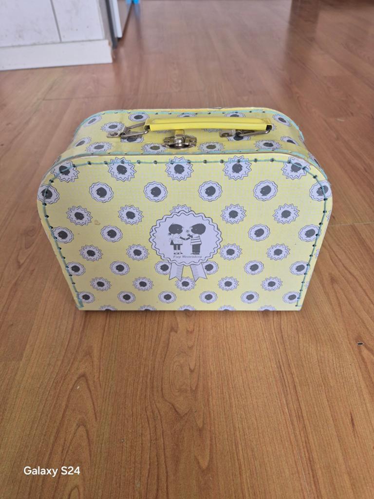 Vintage koffertje jip en janneke, Ophalen of Verzenden, Gebruikt, Geel, Hardcase