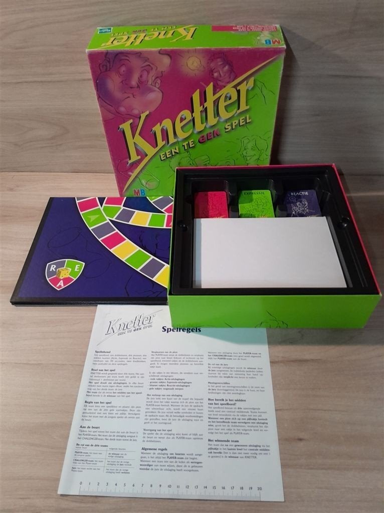 Knetter een te gek spel - s5441, Hobby en Vrije tijd, Gezelschapsspellen | Bordspellen, Verzenden, Zo goed als nieuw
