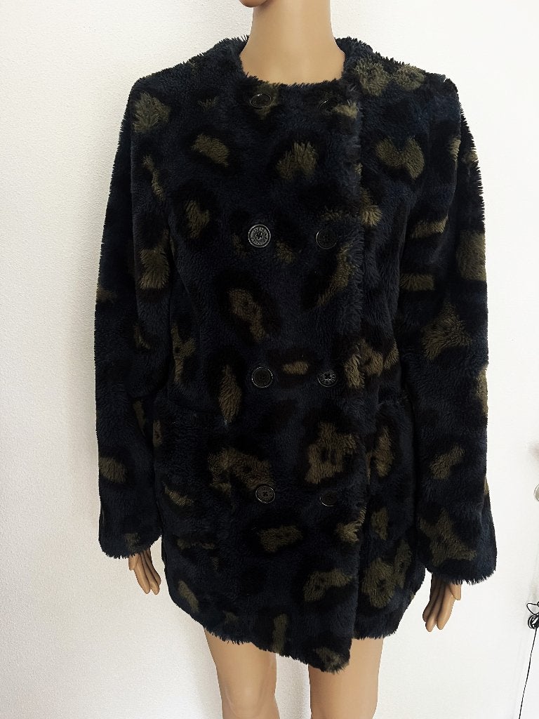 mooie gevoerde winterjas van Zadig & Voltaire maat 38, Maat 38/40 (M), Zadig & voltaire, Blauw, Ophalen of Verzenden