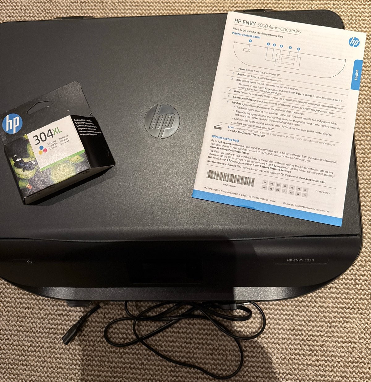 HP Envy 5030 All-in-One Printer, Computers en Software, Ophalen, Gebruikt, Inkjetprinter, All-in-one