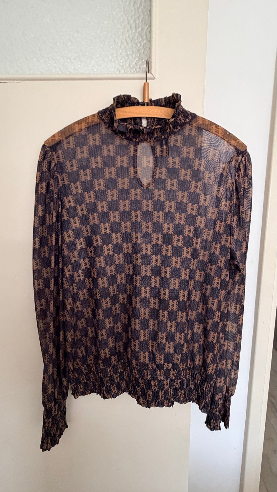 Eksept (Shoeby) blouse maat L - Weinig gedragen, Bruin, Maat 42/44 (L), Ophalen of Verzenden, Zo goed als nieuw