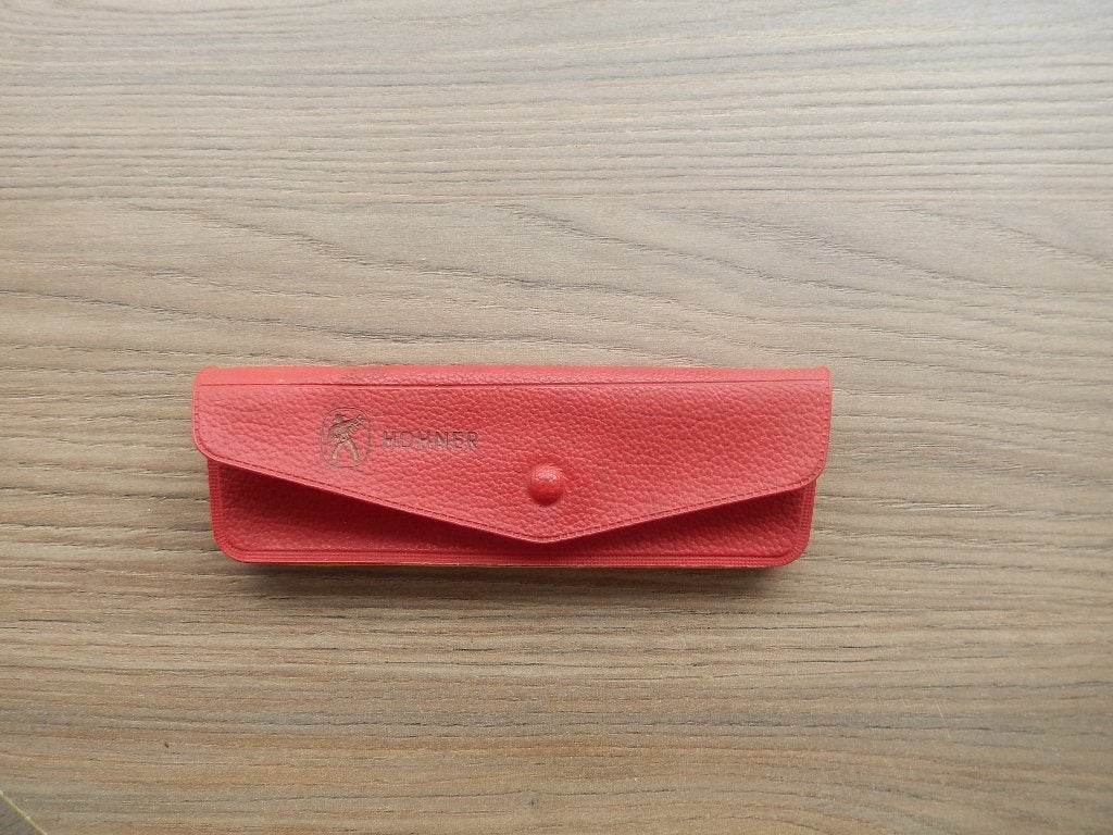 Hohner Mondharmonica in plastic mapje, Antiek en Kunst, Verzenden
