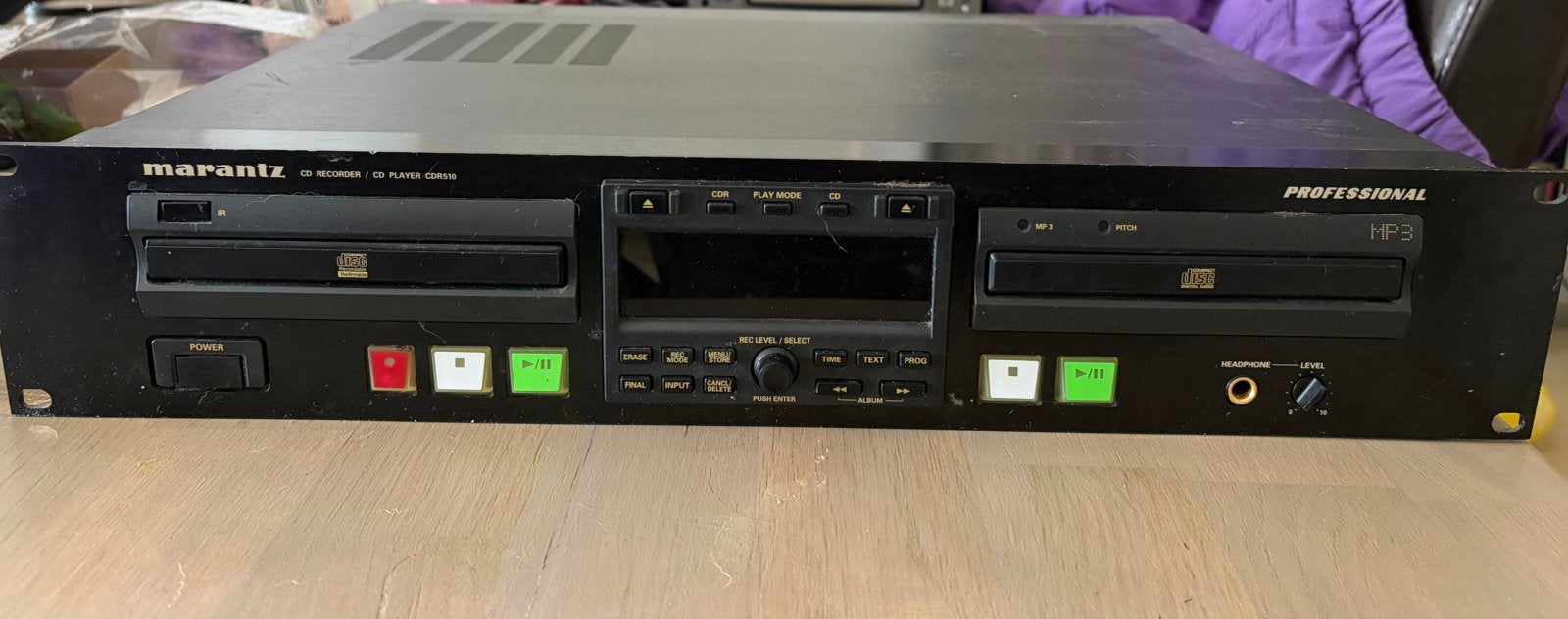 Marantz professional cd recorder, Audio, Tv en Foto, Professionele Audio-, Tv- en Video-apparatuur, Ophalen of Verzenden, Zo goed als nieuw