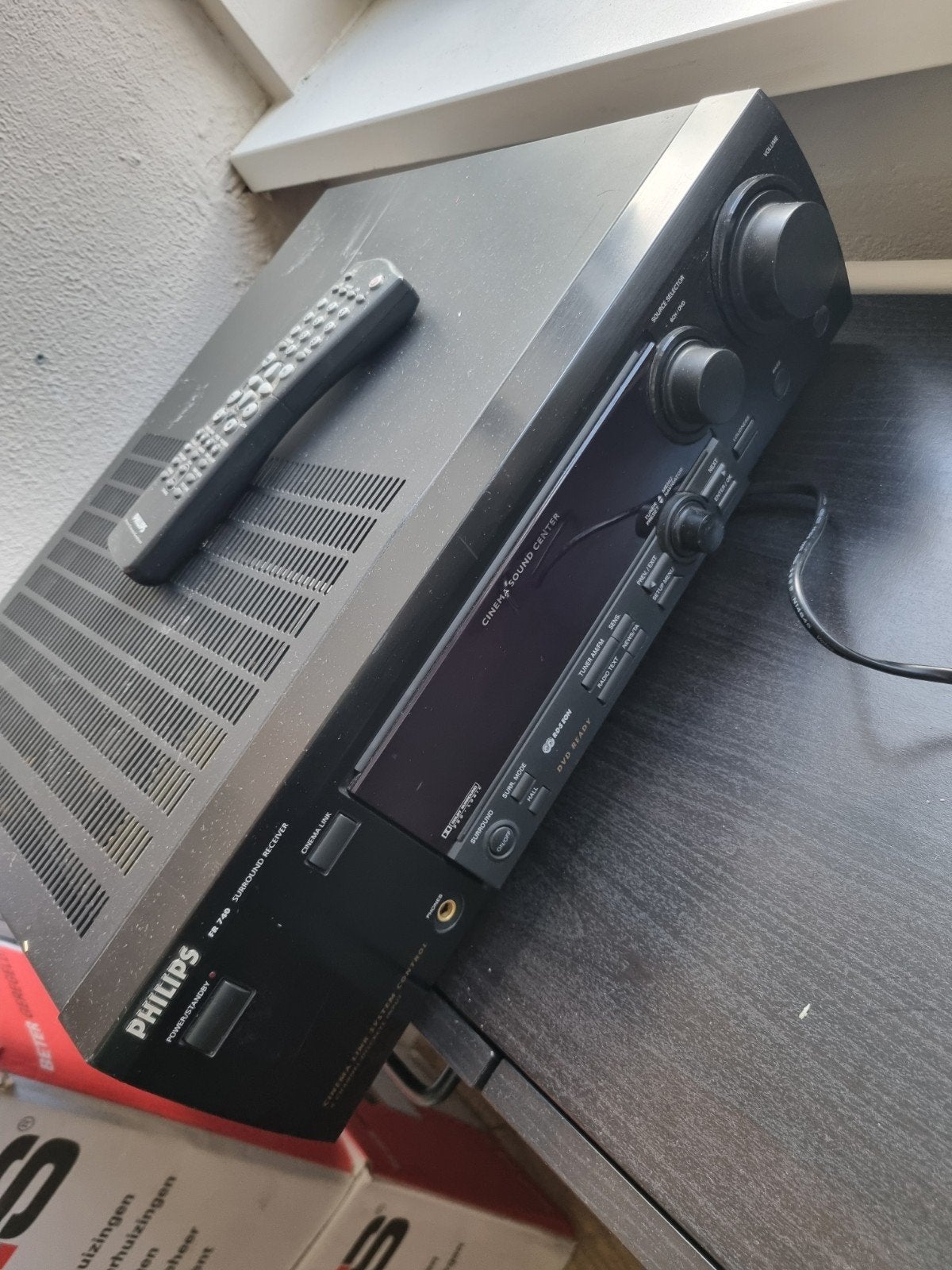 Philips FR-960 Surround Receiver met afstandsbediening, Audio, Tv en Foto, Gebruikt, 60 tot 120 watt, Ophalen, Overige merken