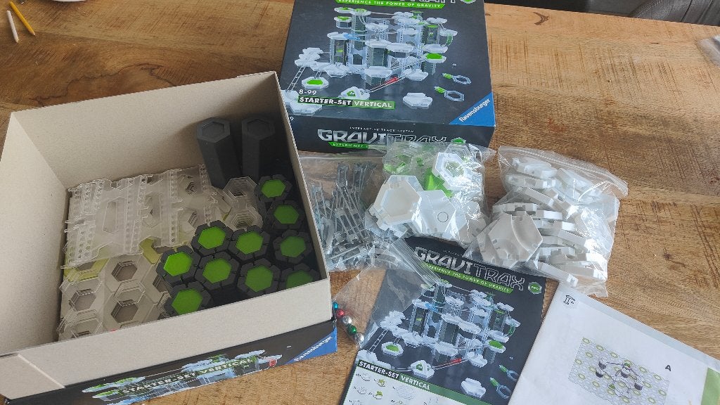 Gravitrax vertical starter, extension en katapult, Ophalen of Verzenden, Zo goed als nieuw, Overige merken