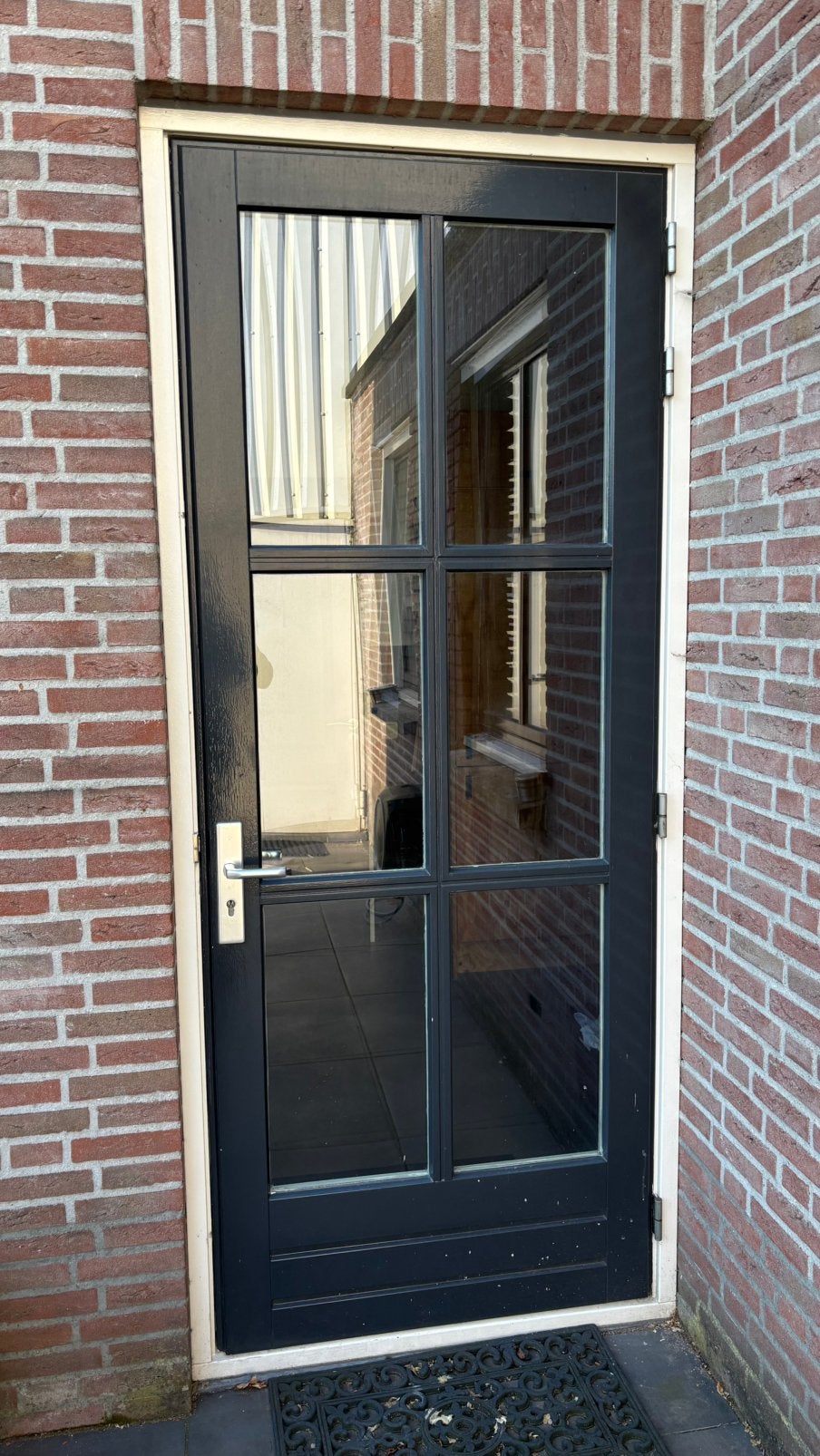 Rechtsdraaiende buitendeur, 80 tot 100 cm, 215 cm of meer, Ophalen of Verzenden, Glas