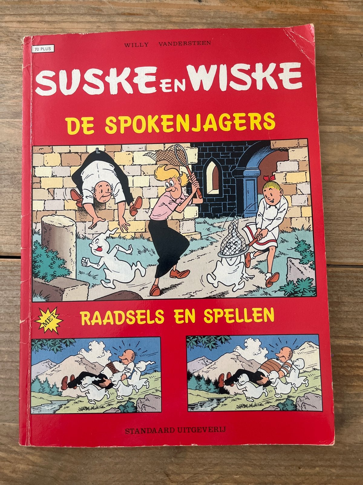 Suske en Wiske - De Spokenjagers (70 Plus), Eén stripboek, Ophalen of Verzenden, Gelezen