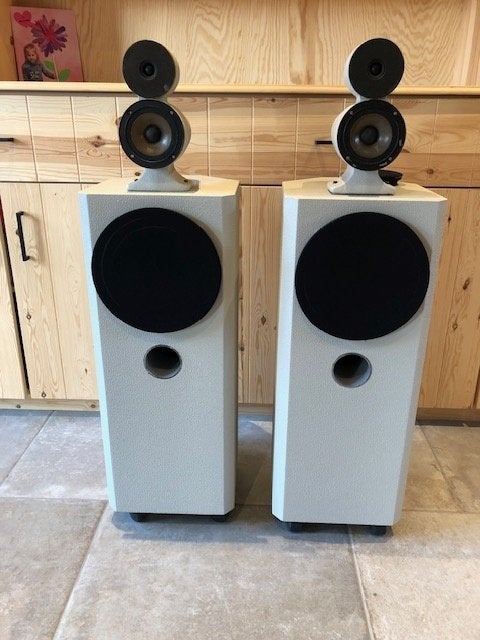 prachtige vintage JMR Jean-Marie Reynaud OPUS speakers, Vloerstaande luidspreker, Gebruikt, Basreflex, Ophalen