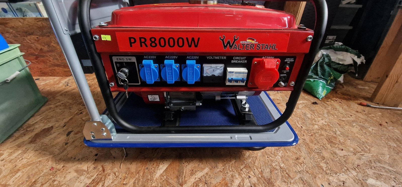 Walter Stahl PR8000W Benzine Aggregaat - Zo goed als nieuw, Ophalen, Zo goed als nieuw, 10 tot 30 kVA, Benzine