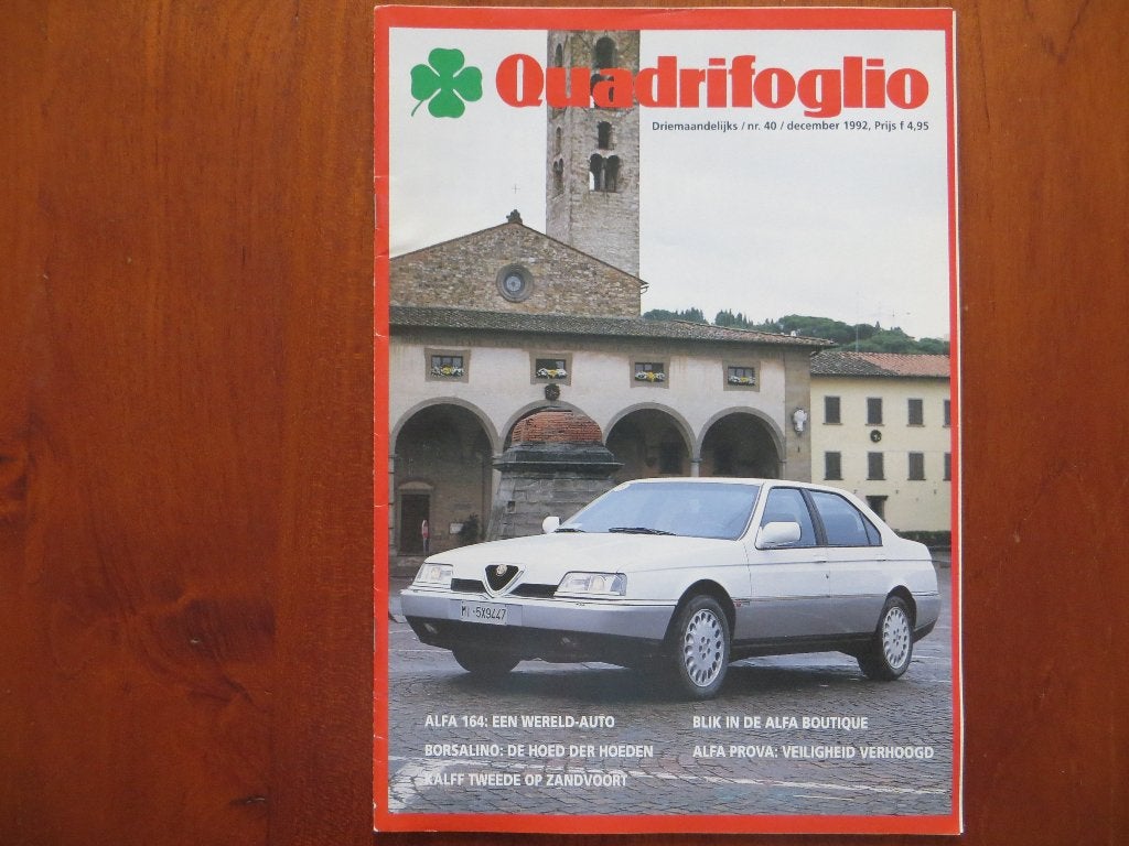 Alfa Romeo Quadrifoglio 40 (dec. 1992) 164, Alfa Prova, Ophalen of Verzenden, Nieuw, Alfa Romeo