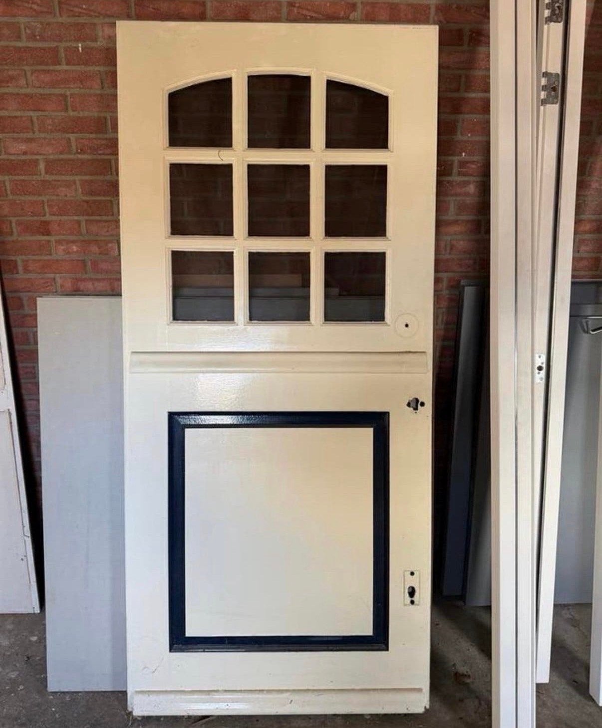 Merbau Voordeur 930x2050 - Klassiek Design, Ophalen, Gebruikt, 80 tot 100 cm, Onbekend@onbekend.nl