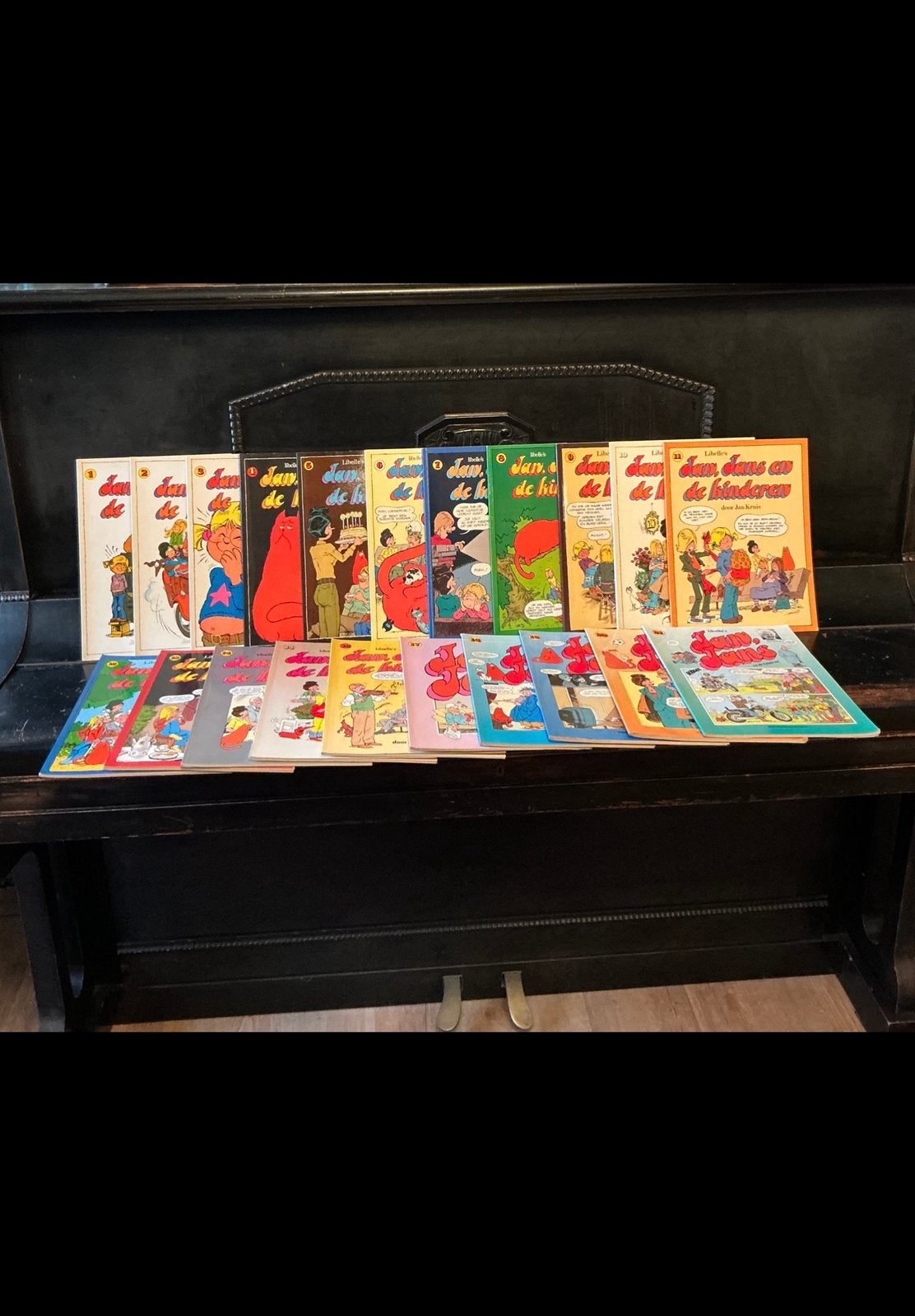 21 Stuks v de strip van Jan, Jans en de kinderen uit Libelle, Boeken, Stripboeken, Ophalen of Verzenden, Zo goed als nieuw