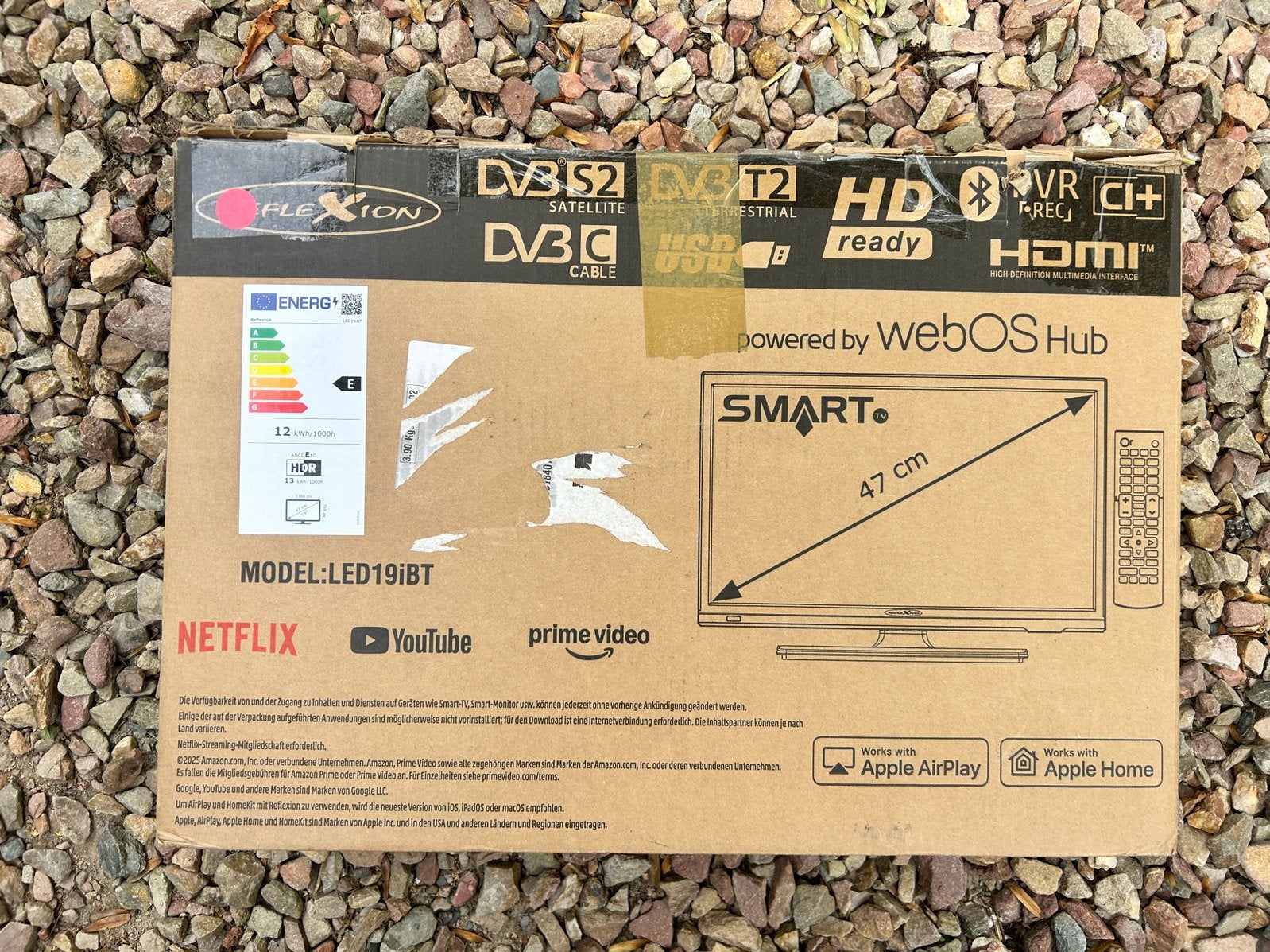Afstandsbediening, nieuw! Reflexion LED19iBT + defecte TV, Ophalen of Verzenden, Nieuw