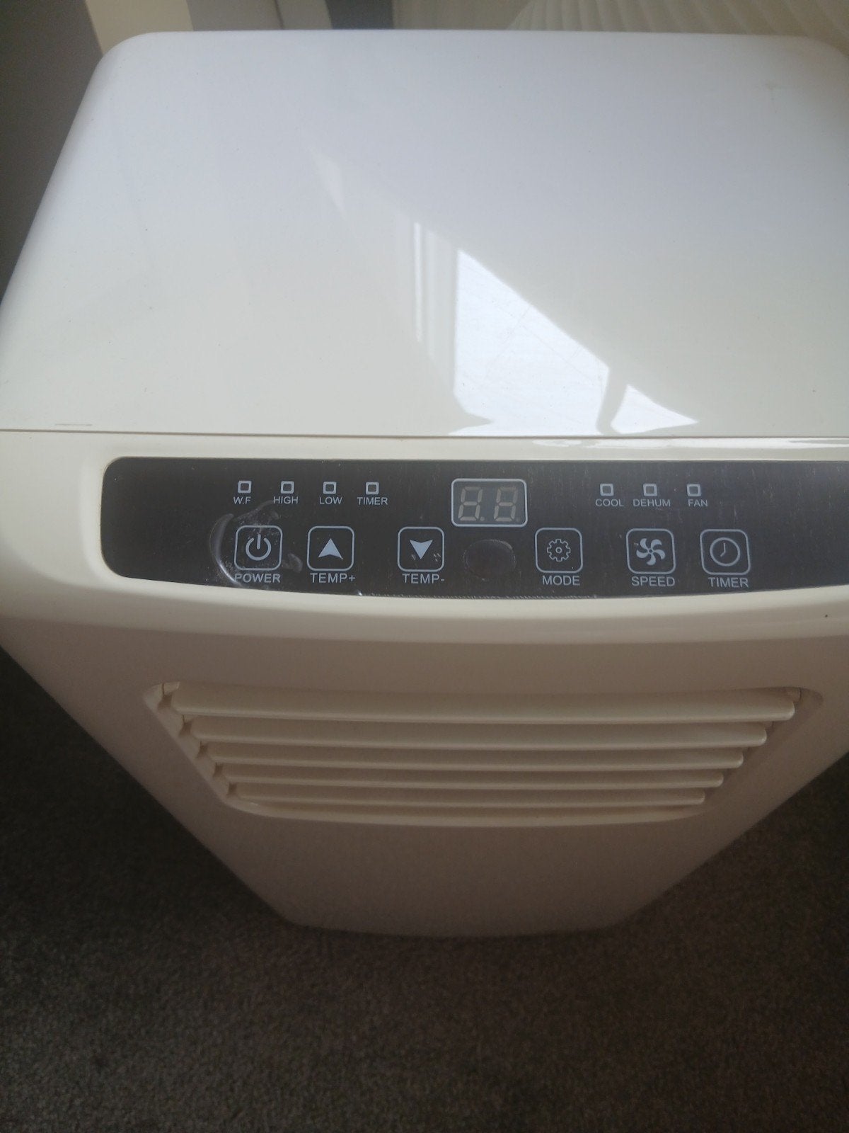 Mobiele airco te koop, Ophalen, Minder dan 60 m³, 3 snelheden of meer, Zo goed als nieuw